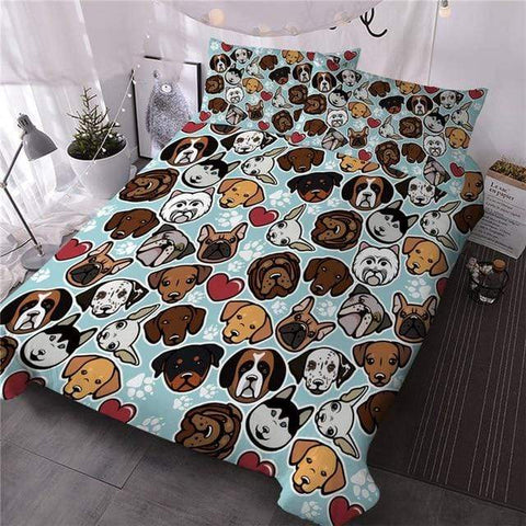 Image of Puppy Dogs Comforter Set - Beddingify