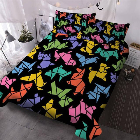 Image of Dachshund Paris Tower Pink Comforter Set - Beddingify