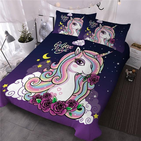 Image of Ice Cream Unicorn Comforter Sets - Beddingify