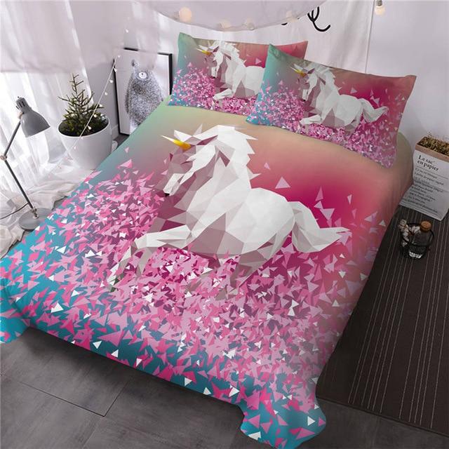 Ice Cream Unicorn Comforter Sets - Beddingify