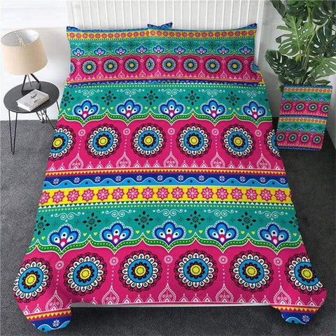 Image of Geometric Ethnic Aztec Comforter Set - Beddingify