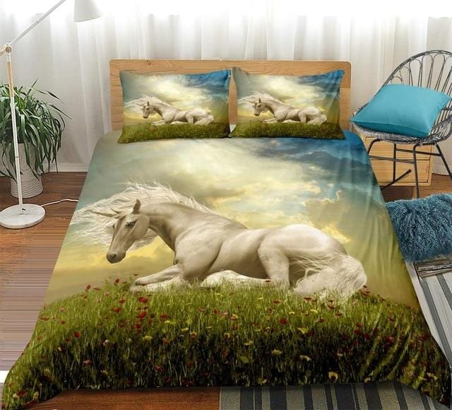 Grassland Sky Unicorn Bedding Sets - Beddingify