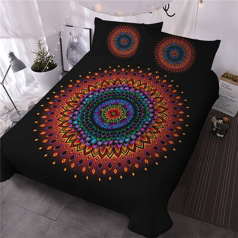 Image of Floral Mandala Bedding Set - Beddingify