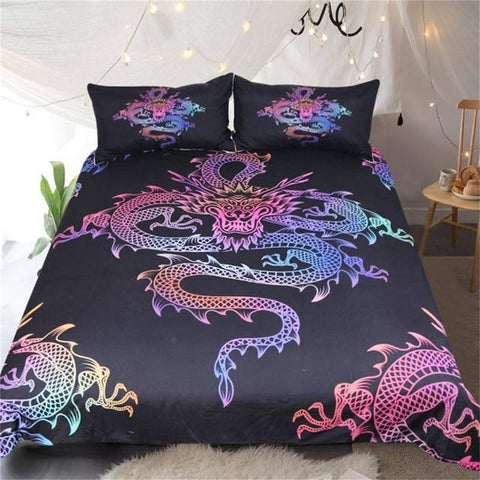 Image of Flying Dragon Comforter Set - Beddingify