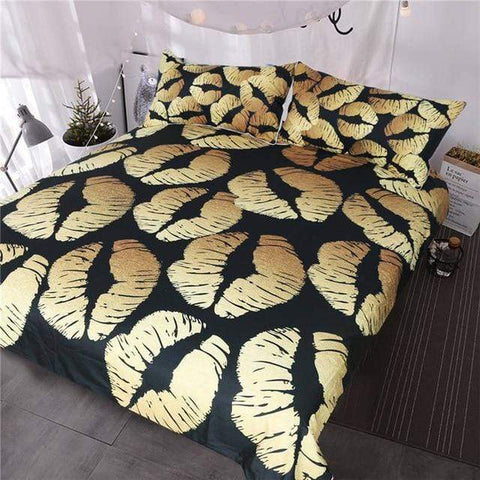 Image of Stylish Lips Comforter Set - Beddingify