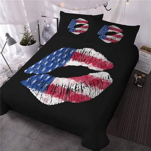 Stylish Lips Comforter Set - Beddingify