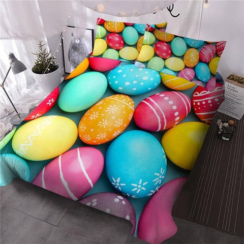 Image of Colorful French Macaron Comforter Set - Beddingify