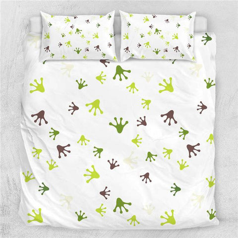 Image of Cute Frog Prince Fairy Tale Comforter Set - Beddingify