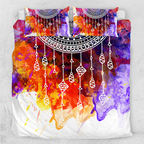 Image of Flame Bohemian Dreamcatcher Bedding Set - Beddingify