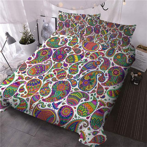 Image of Floral Bohemian Comforter Set - Beddingify