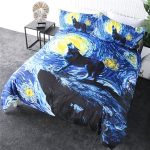 Howling Wolf Comforter Set - Beddingify