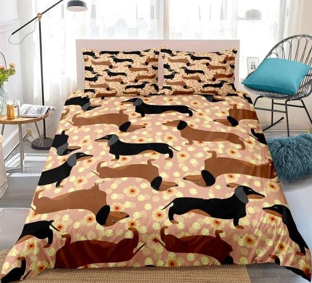 Cute Puppy Pattern Bedding Set - Beddingify