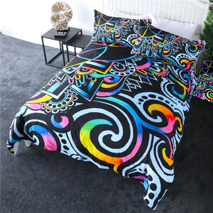 Magic Mandala Flower Comforter Set - Beddingify