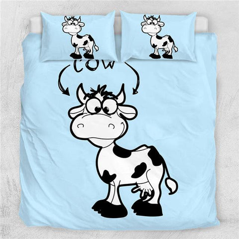 Image of Milk Cow Comforter Set - Beddingify