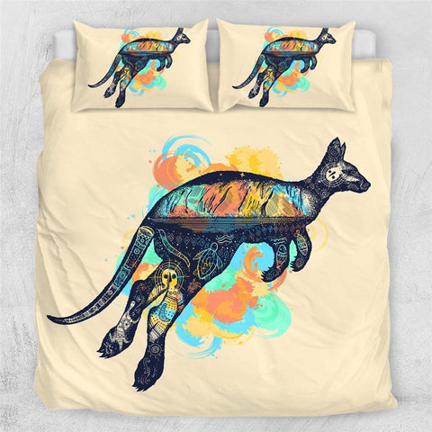 Image of Kangaroo Comforter Set - Beddingify