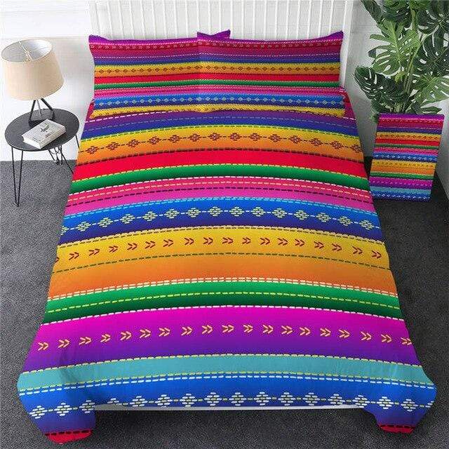 Geometric Ethnic Aztec Comforter Set - Beddingify