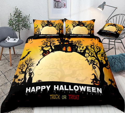 Happy Halloween  Bedding Set - Beddingify