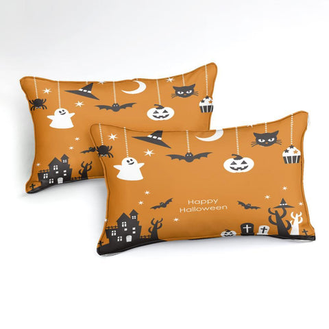 Image of 3D Happy Halloween Comforter Set - Beddingify