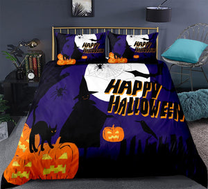 Cartoon Halloween Bedding Set - Beddingify