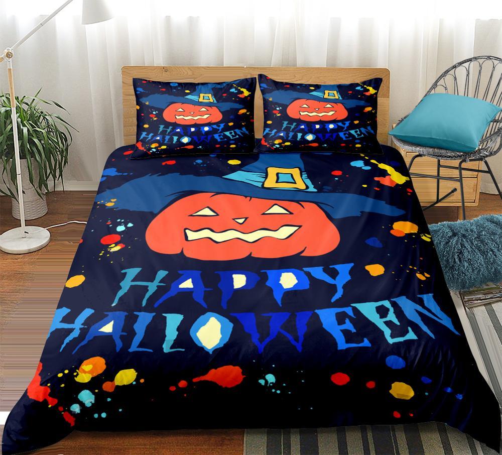 Pumpkin Halloween Comforter Set - Beddingify