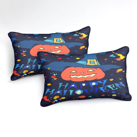 Image of Pumpkin Halloween Comforter Set - Beddingify