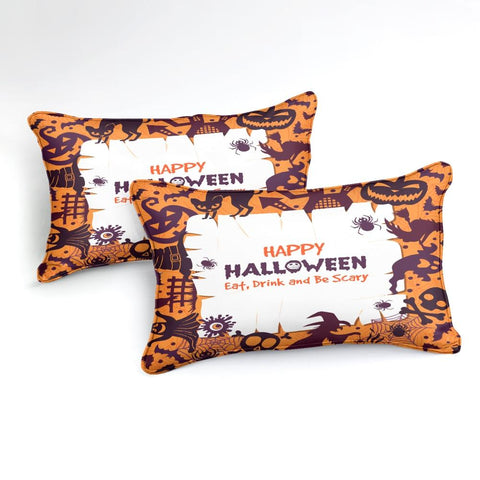 Image of Happy Halloween Comforter Set - Beddingify