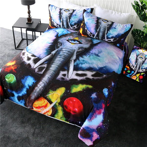 Alien Elephant Comforter Set - Beddingify