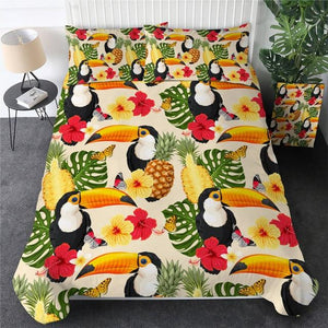 Tropical Plant Comforter Set - Beddingify