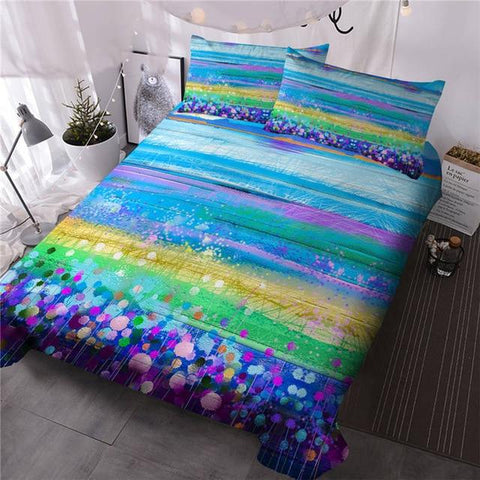 Image of Natural Flower Comforter Set - Beddingify