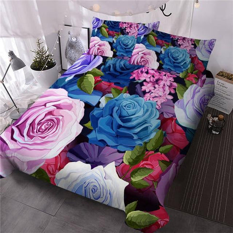 Image of Natural Flower Comforter Set - Beddingify