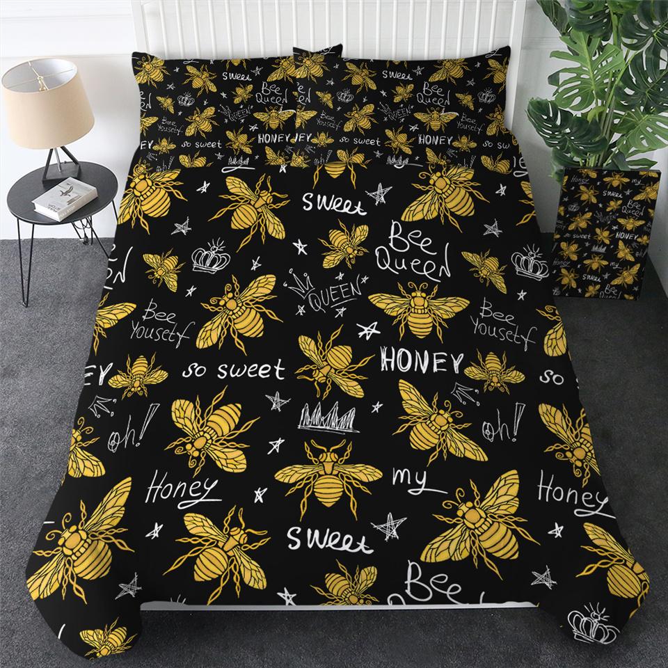 Honey Bee Comforter Set - Beddingify