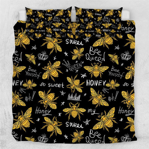 Image of Honey Bee Comforter Set - Beddingify