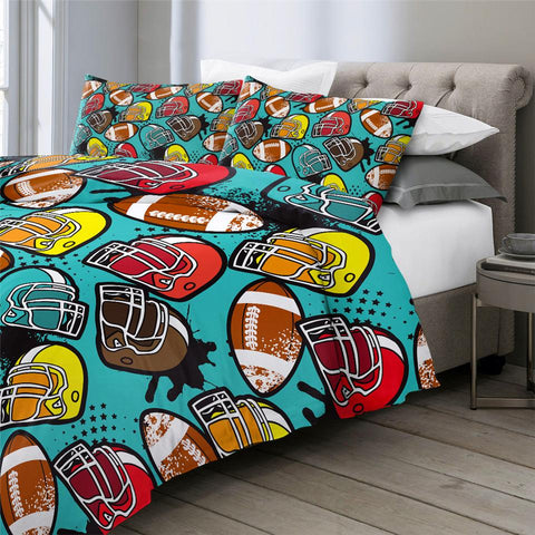 Image of Ball Helmet Comforter Set - Beddingify