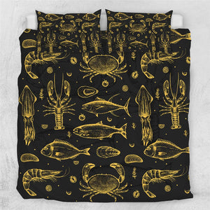 Golden Sea Animal Comforter Set - Beddingify