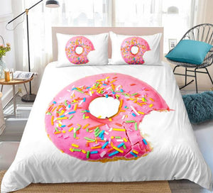 Pink Donut Bedding Set - Beddingify