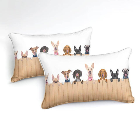 Image of Cute Dogs Comforter Set - Beddingify