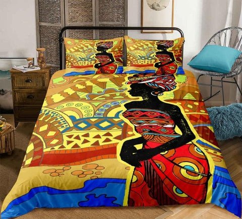 Image of African Woman Bedding Set - Beddingify