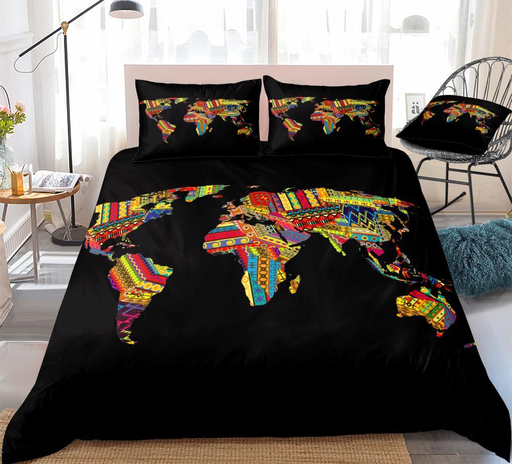 African Map Comforter Set - Beddingify
