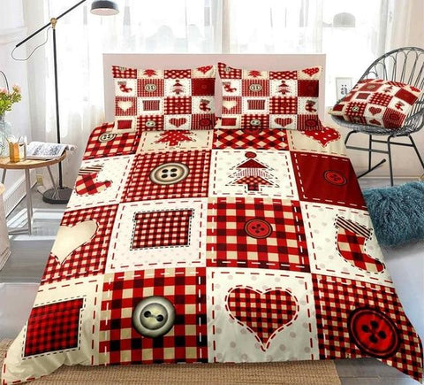 Image of Christmas Trees and Socks Comforter Set - Beddingify