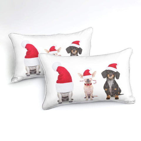 Image of Christmas Dog Comforter Set - Beddingify