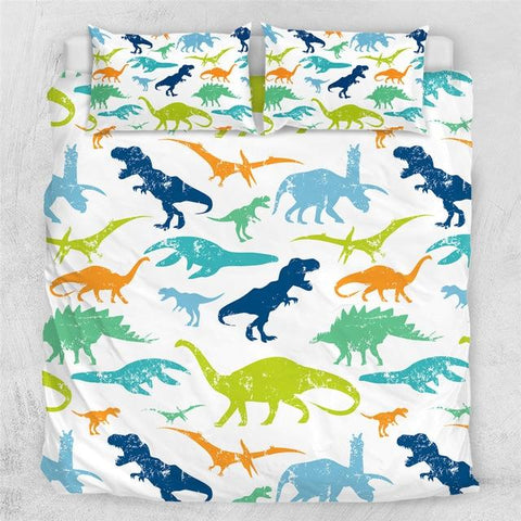 Image of Setgosaurus Dinosaurs Comforter Set - Beddingify