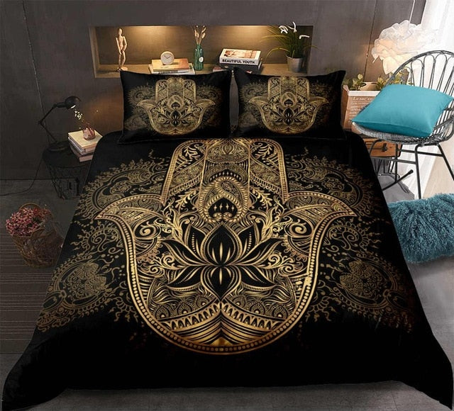 Bohemia Mandala Pattern Bedding Set - Beddingify