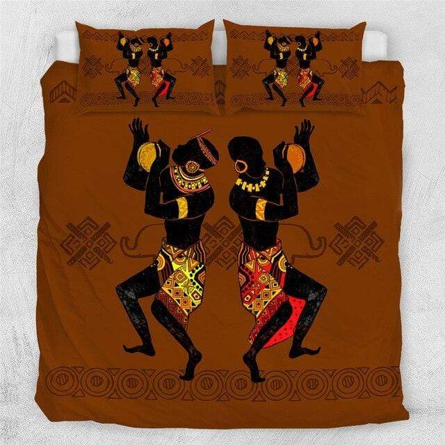Dancing African Woman Comforter Set - Beddingify