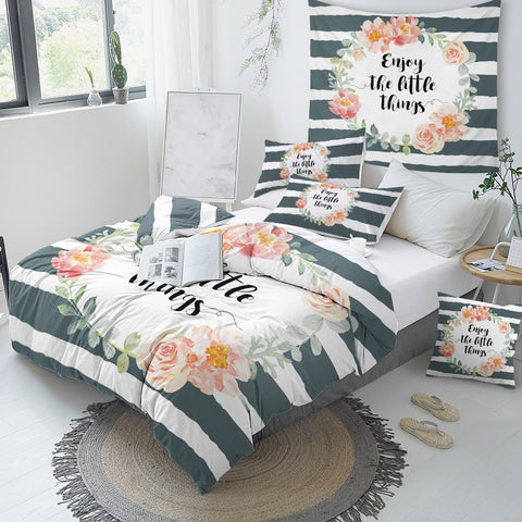 Image of Floral Wreath Bedding Set - Beddingify