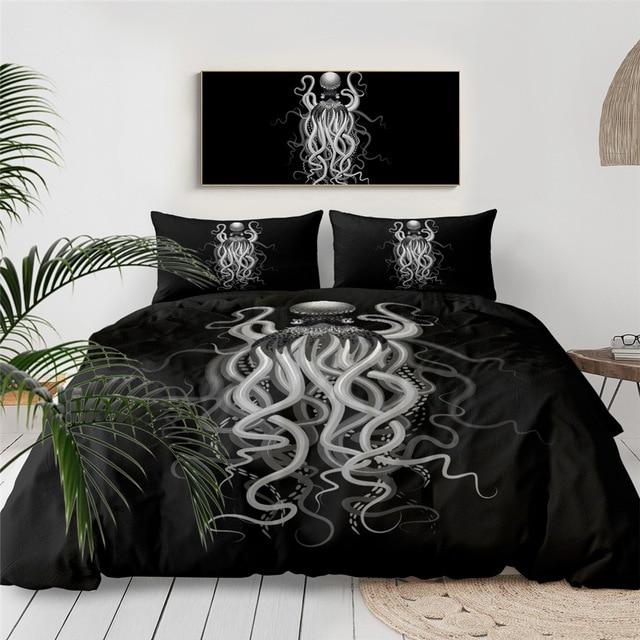 Octopus Ghost Comforter Set - Beddingify