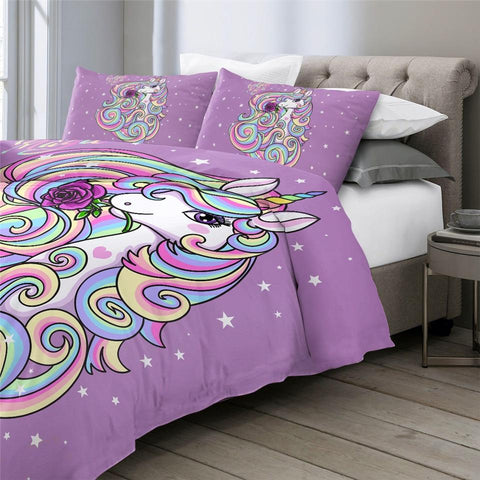 Image of Unicorn Girly Comforter Set - Beddingify