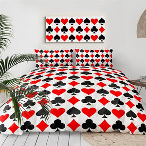 Playing Card Comforter Set - Beddingify