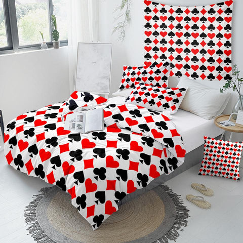 Image of Playing Card Comforter Set - Beddingify