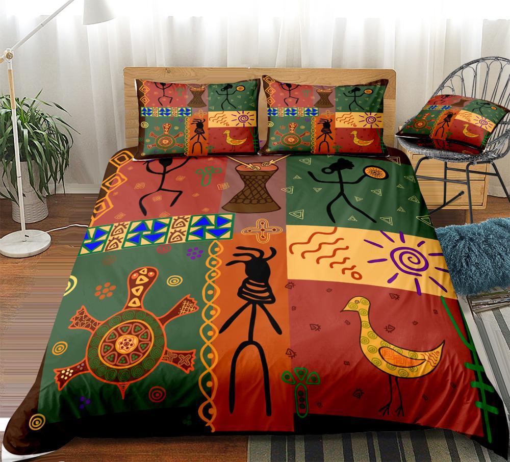 African Style Dance Comforter Set - Beddingify