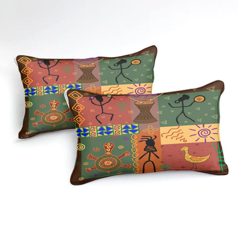 Image of African Style Dance Comforter Set - Beddingify